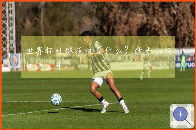 世界杯让球投注是什么？新手如何快速上手？