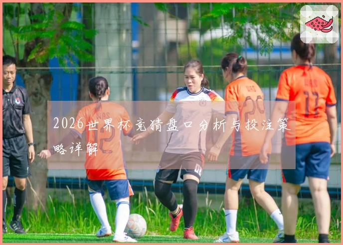 2026世界杯竞猜盘口分析与投注策略详解